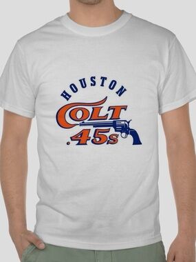 Houston colt 45s baseball tshirt shirt Unisex 100 percent cotton brand new